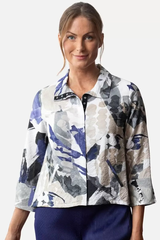 Olivia by Habitat Crinkle Snap Front Shirt/Jacket