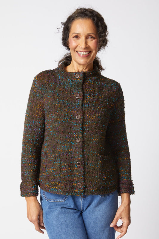 Habitat Confetti Funnel Neck Cardi