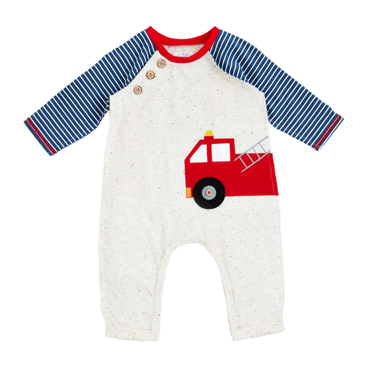 Mud Pie Firetruck Raglan