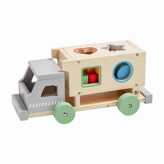 Mud Pie Wood Trucker Sorter