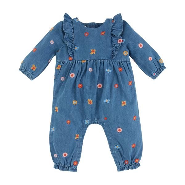 Mud Pie One Piece Denim Romper