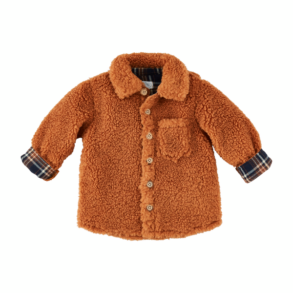 Mud Pie Sherpa Shacket 3T