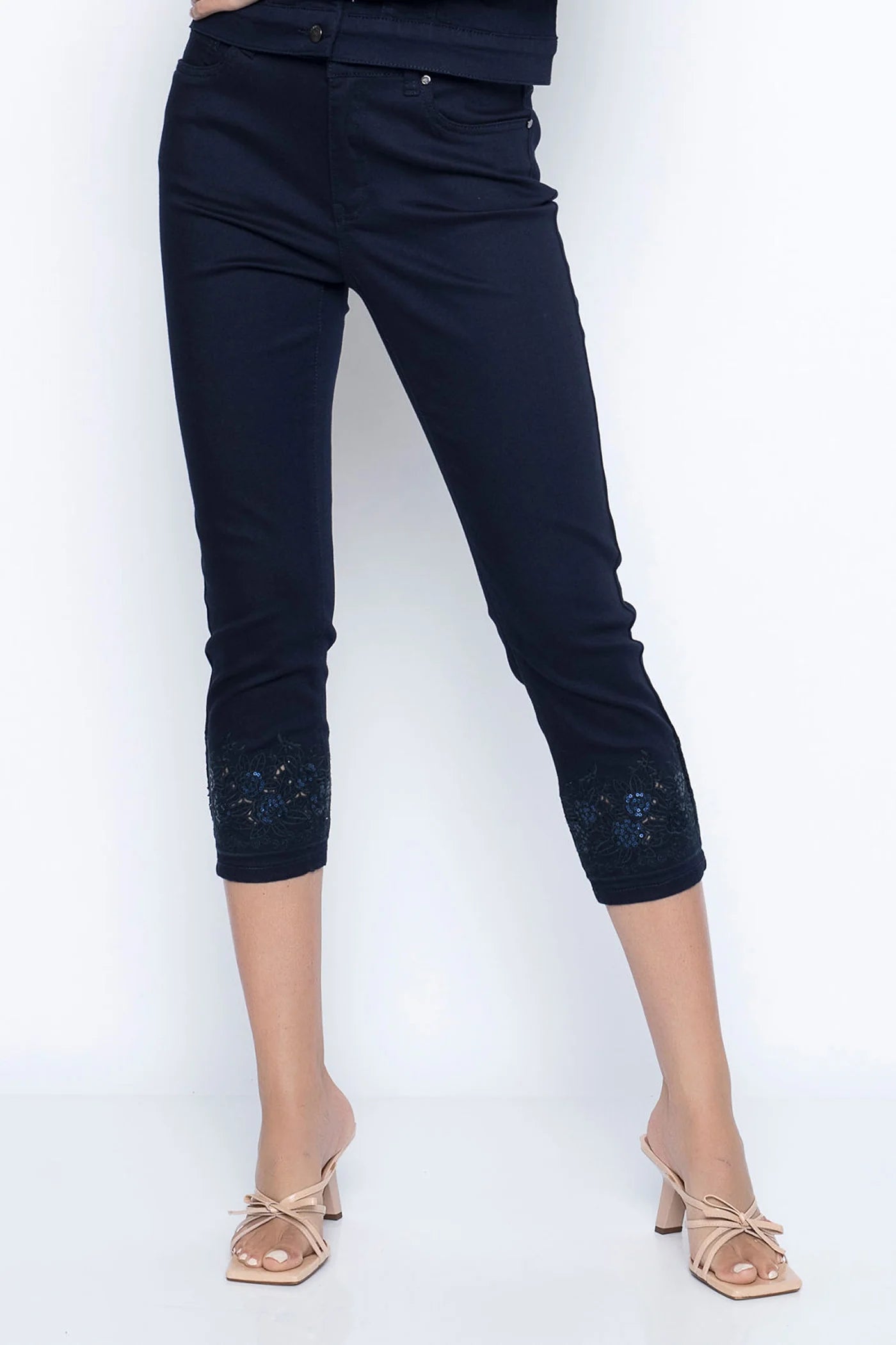 Picadilly Cut Out Navy Jeans