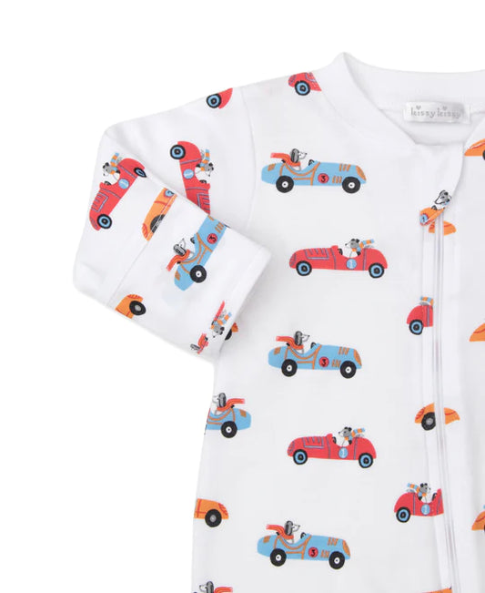 Kissy Cars Footie with Zipper