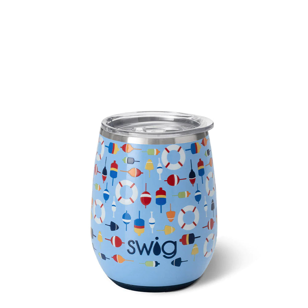 Swig Bobbing Buoys - Bottle, Tumbler, or Stemless Wine Glass